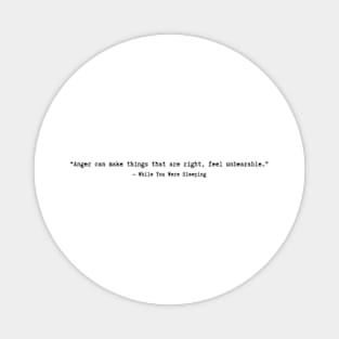 While You Were Sleeping quotes Magnet